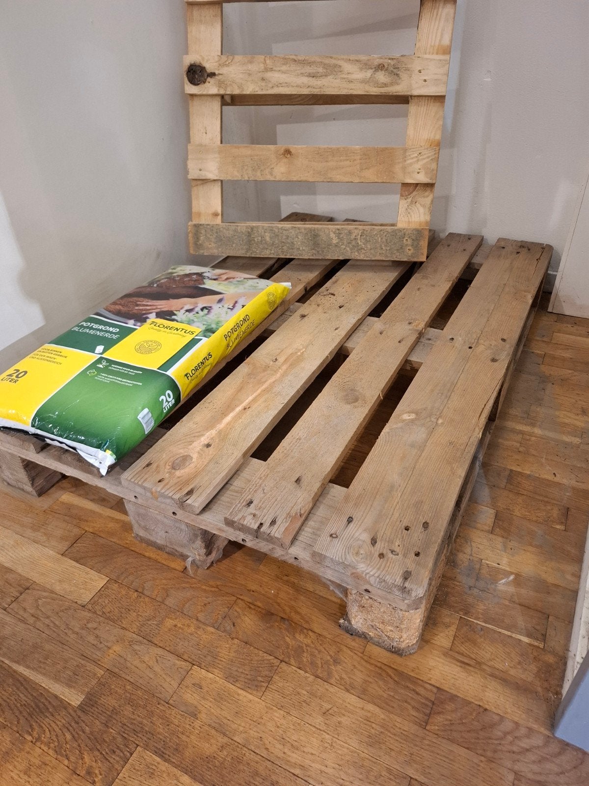 Houten europallets, Ophalen, Zo goed als nieuw, 50 mm of meer, Pallet
