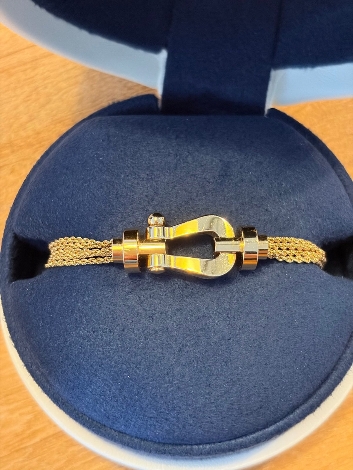 FRED Force 10 Armband 18K Goud met Certificaat & Doosje, Ophalen of Verzenden, Zo goed als nieuw, Goud