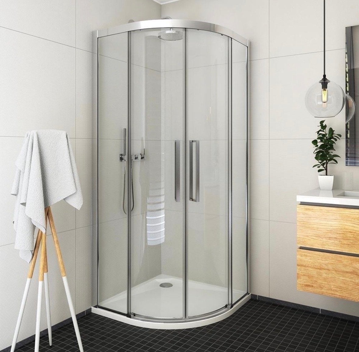 Roltechnik HHR2/900 Premium Douchecabine - Nieuw, Ophalen, Nieuw, Glas, Douche