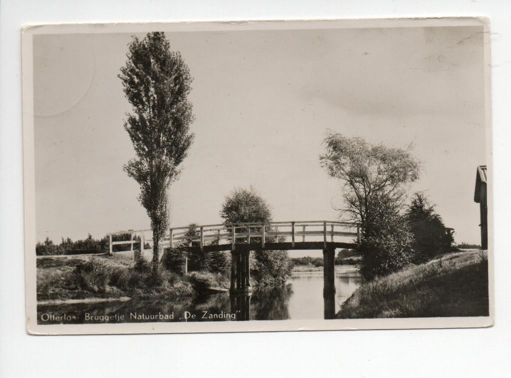 Otterloo. Bruggetje "De Zanding".  (1951), Verzenden, 1940 tot 1960, Gelopen, Gelderland