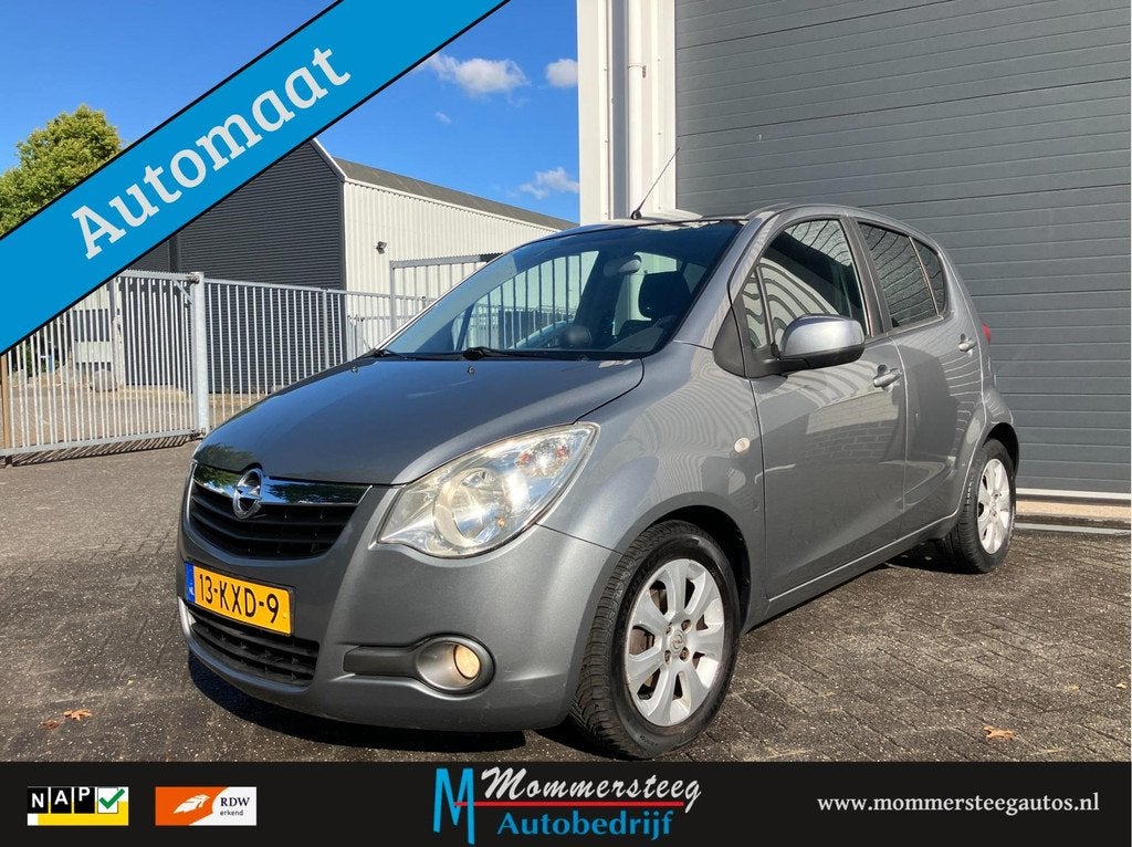 Opel Agila 1.2 i Automaat Airco, Auto's, 4 cilinders, Origineel Nederlands, Grijs, 17 km/l