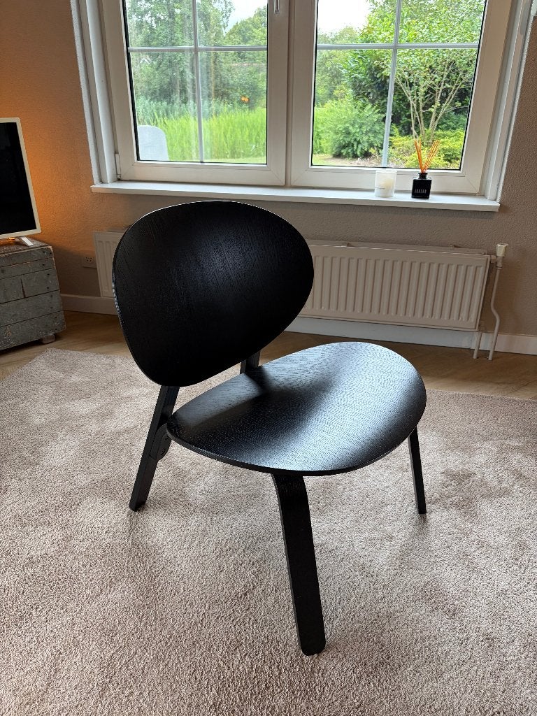 IKEA FRÖSET fauteuil 1 x zwart, Huis en Inrichting, Fauteuils, Ophalen, 75 tot 100 cm, Zo goed als nieuw, Modern
