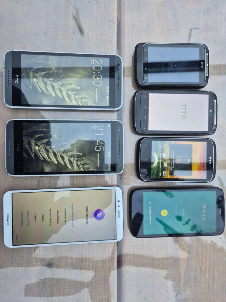 Partij diverse HTC Desire, Motorola-G, telefoons gsm, HTC, Gebruikt, Zwart, 3 tot 6 megapixel