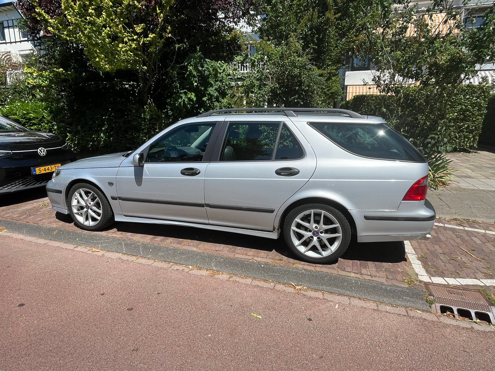 Saab 9-5 2.3 Turbo Aero Estate AUT 2003 Grijs, Auto's, 4 cilinders, 2290 cc, 10 km/l, Stationwagon