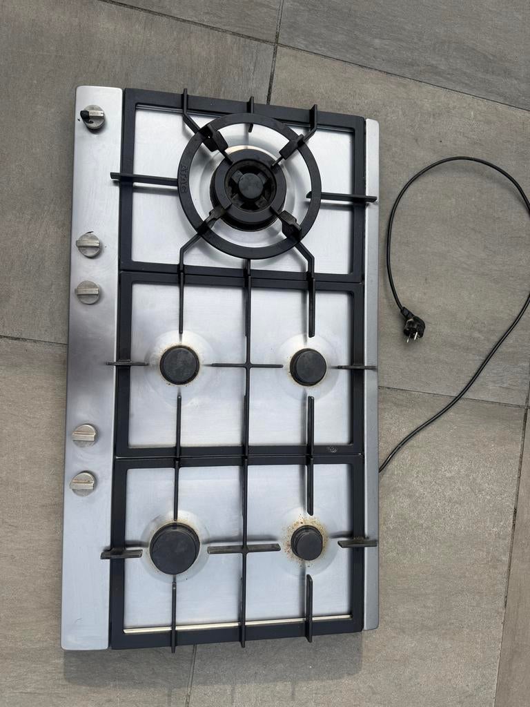 ATAG Inbouw Gasfornuis met 5 Kookzones 90 cm breed, Witgoed en Apparatuur, Fornuizen, Ophalen, Gebruikt, Inbouw, Gas