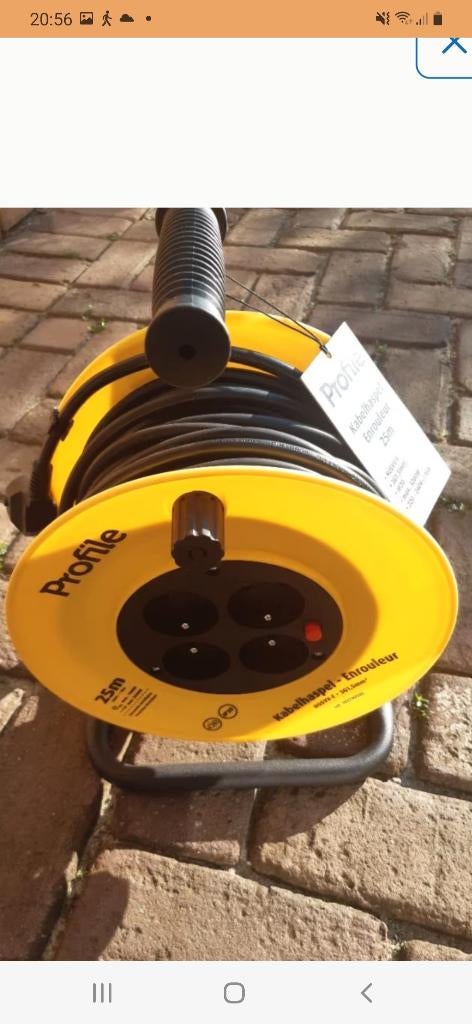 Nieuwe kabelhaspel, Ophalen, Nieuw, Kabel of Snoer