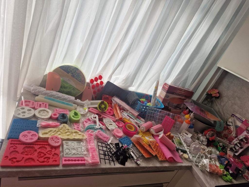 Grote partij taartbenodigdheden en bakspullen, Ophalen of Verzenden, Gebruikt, Taarten of Cupcakes, Bakvorm