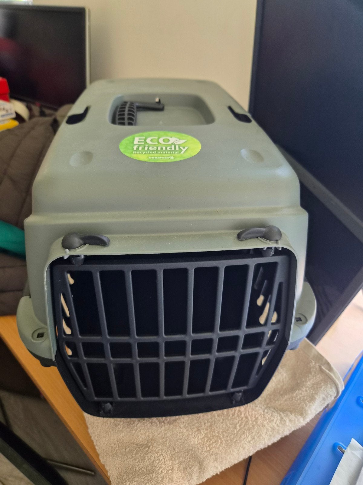 Transportbox kat, Ophalen, Zo goed als nieuw