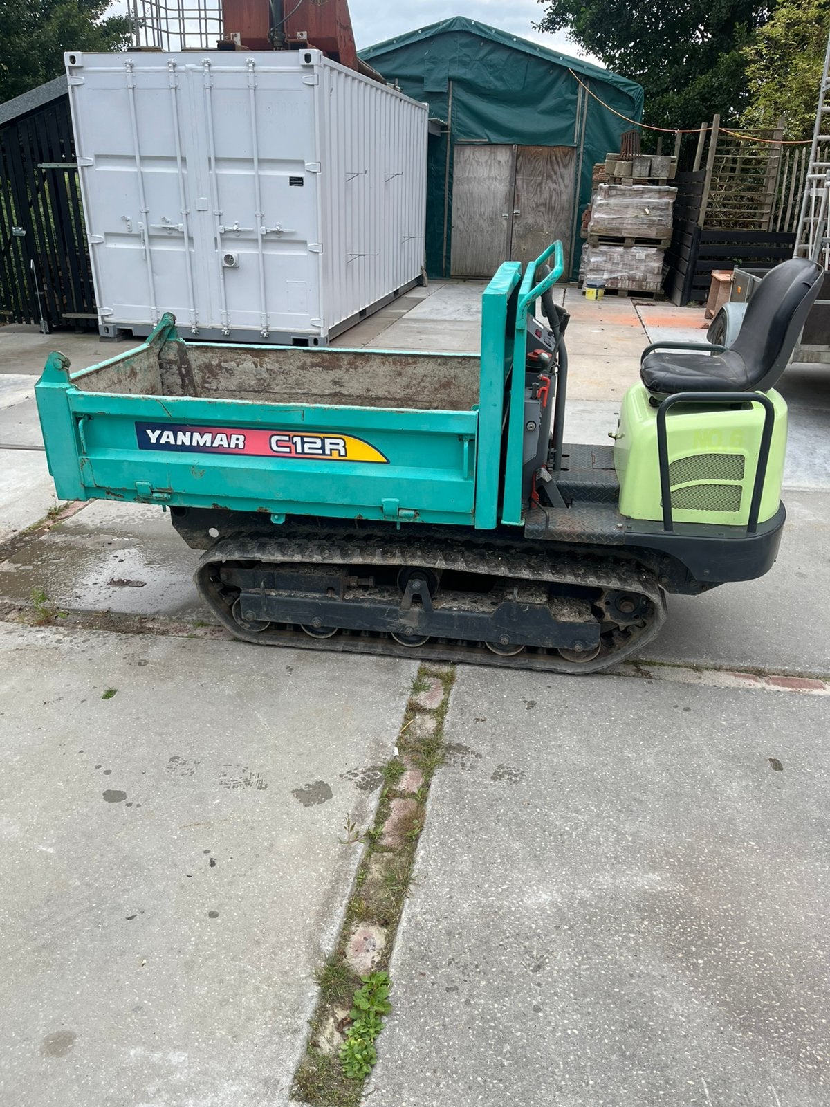 Yanmar C12R Rupsdumper, Ophalen, Dumper