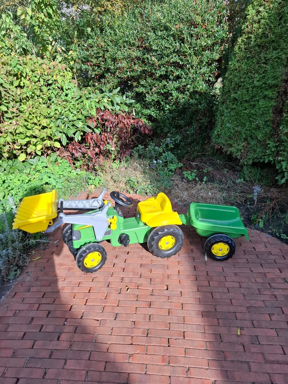 Rolly Toys traptractor met voorlader en aanhanger, Ophalen, Zo goed als nieuw