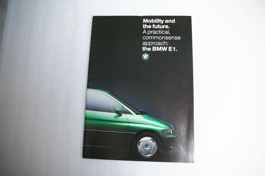 Folder BMW E1 studiemodel/prototype (08-1993) (55), Ophalen of Verzenden, Nieuw, BMW