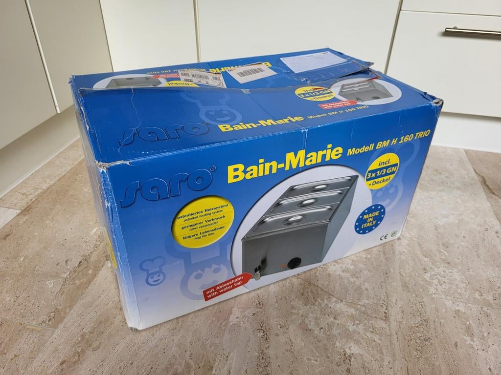 Saro Bain-Marie BM H 160 TRIO, Overige typen, Ophalen of Verzenden, Zo goed als nieuw, Metaal
