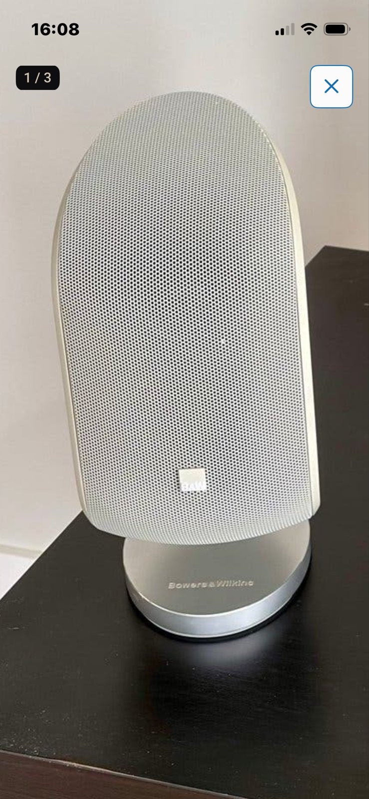 Bowers & Wilkins M-1 (MK2) Wit, Audio, Tv en Foto, Ophalen of Verzenden, Zo goed als nieuw, Bowers & Wilkins (B&W), Geschikt voor surround/home cinema