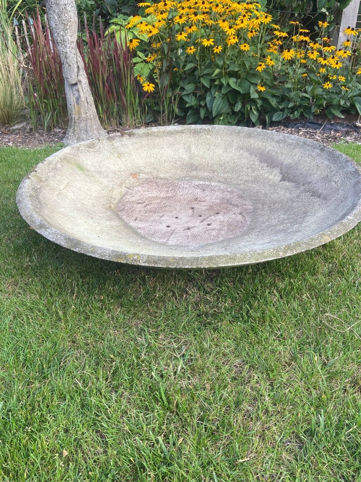 Grote plantenschaal, bloembak, plantenbak diameter 100 cm., Tuin en Terras, Ophalen, Overige materialen, Minder dan 30 cm, Rond