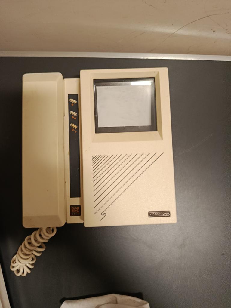 Bitron Callinger MV55 Videofoon - Vintage Intercom Systeem, Ophalen of Verzenden, Gebruikt, 1 handset