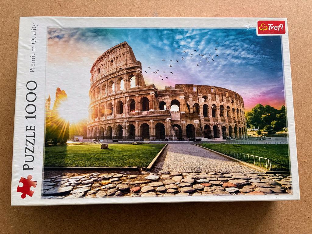 Trefl puzzel, Colosseum, 1000 stukjes, Ophalen of Verzenden, 500 t/m 1500 stukjes, Zo goed als nieuw