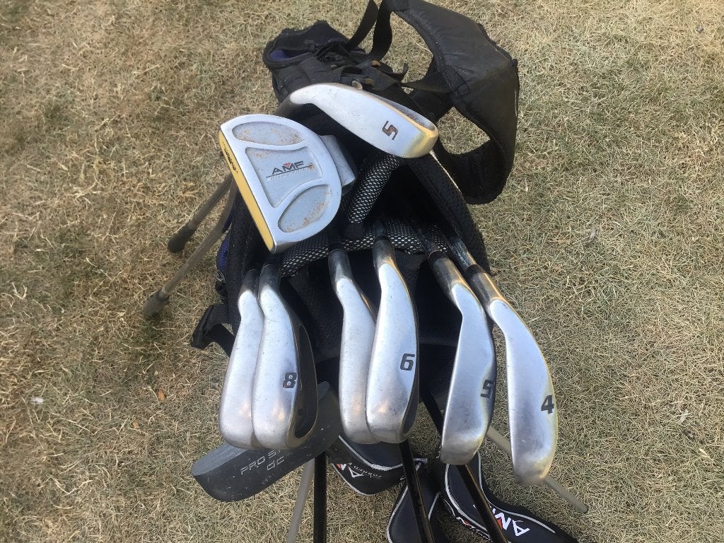 Complete AMF golfset met tas - Ideaal voor beginners, Sport en Fitness, Golf, Ophalen, Gebruikt, Set, Overige merken