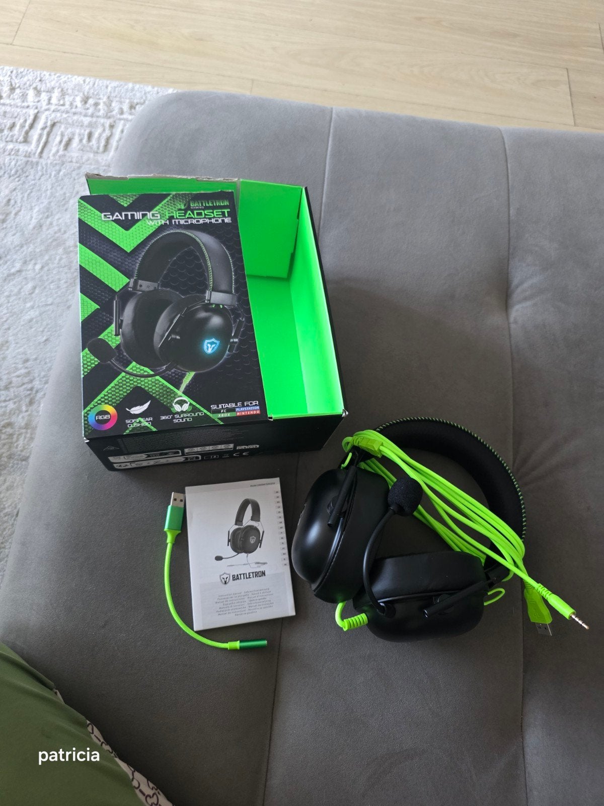Battletron gaming headset, Computers en Software, Battletron, Nieuw, Ophalen of Verzenden, Over-ear