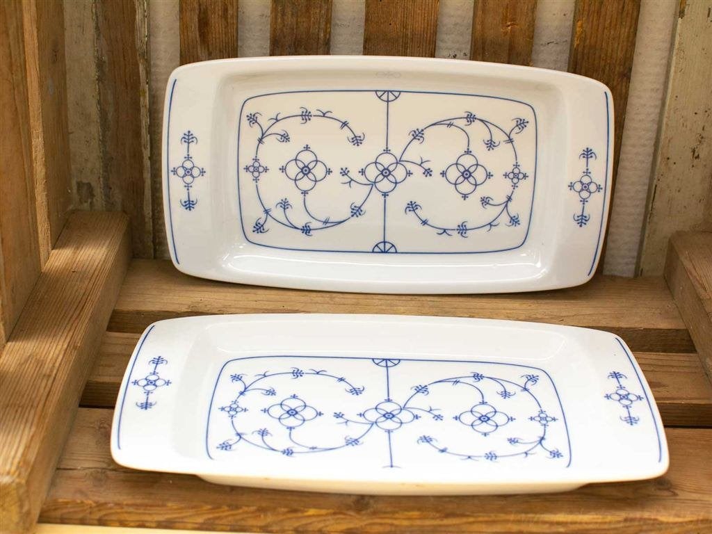 2 Blau Saks Jagers eisenberg porseleinen schalen 34521