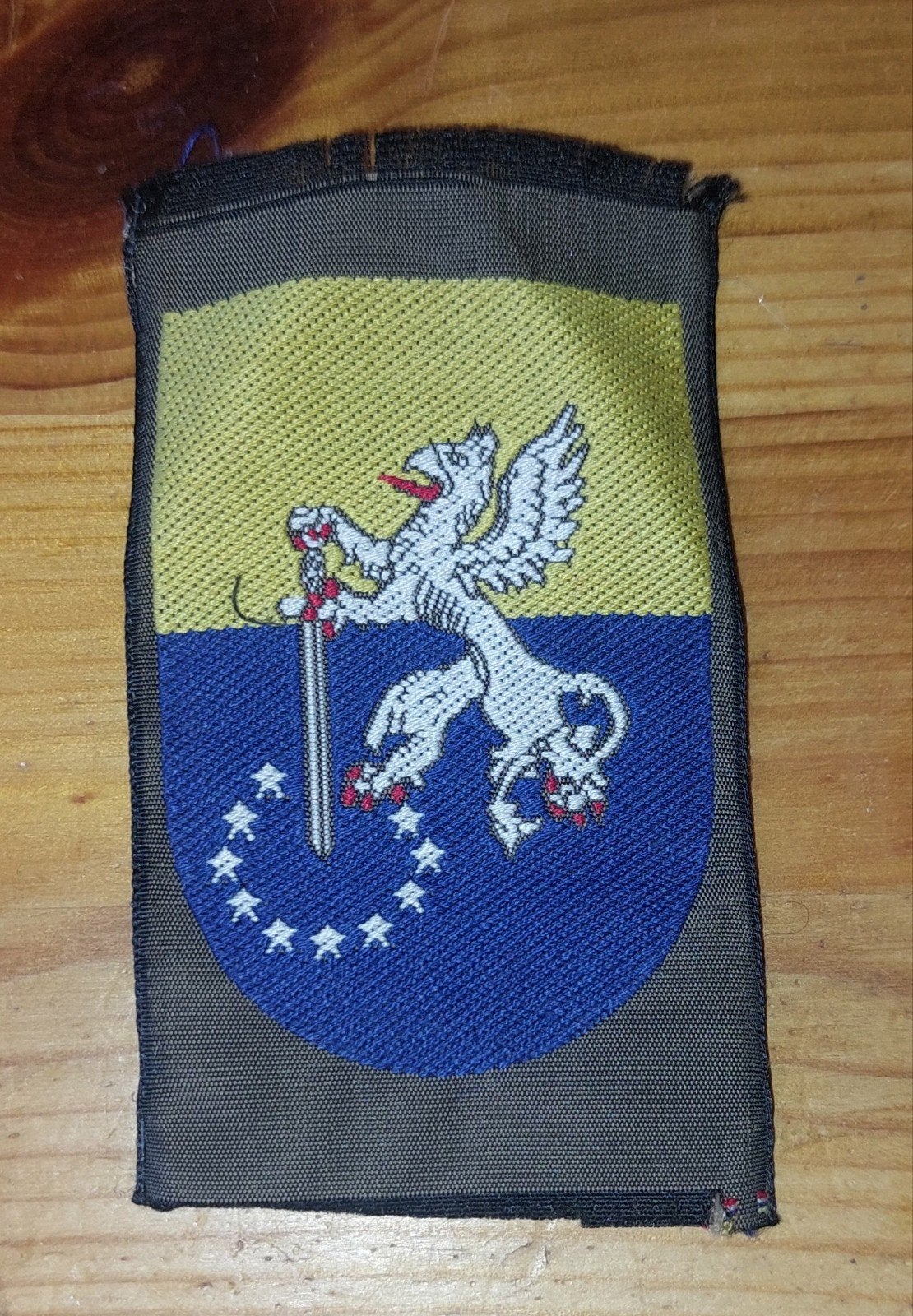 Mouwembleem 41ste Lichte brigade, Verzamelen, Ophalen of Verzenden, Landmacht, Nederland, Embleem of Badge