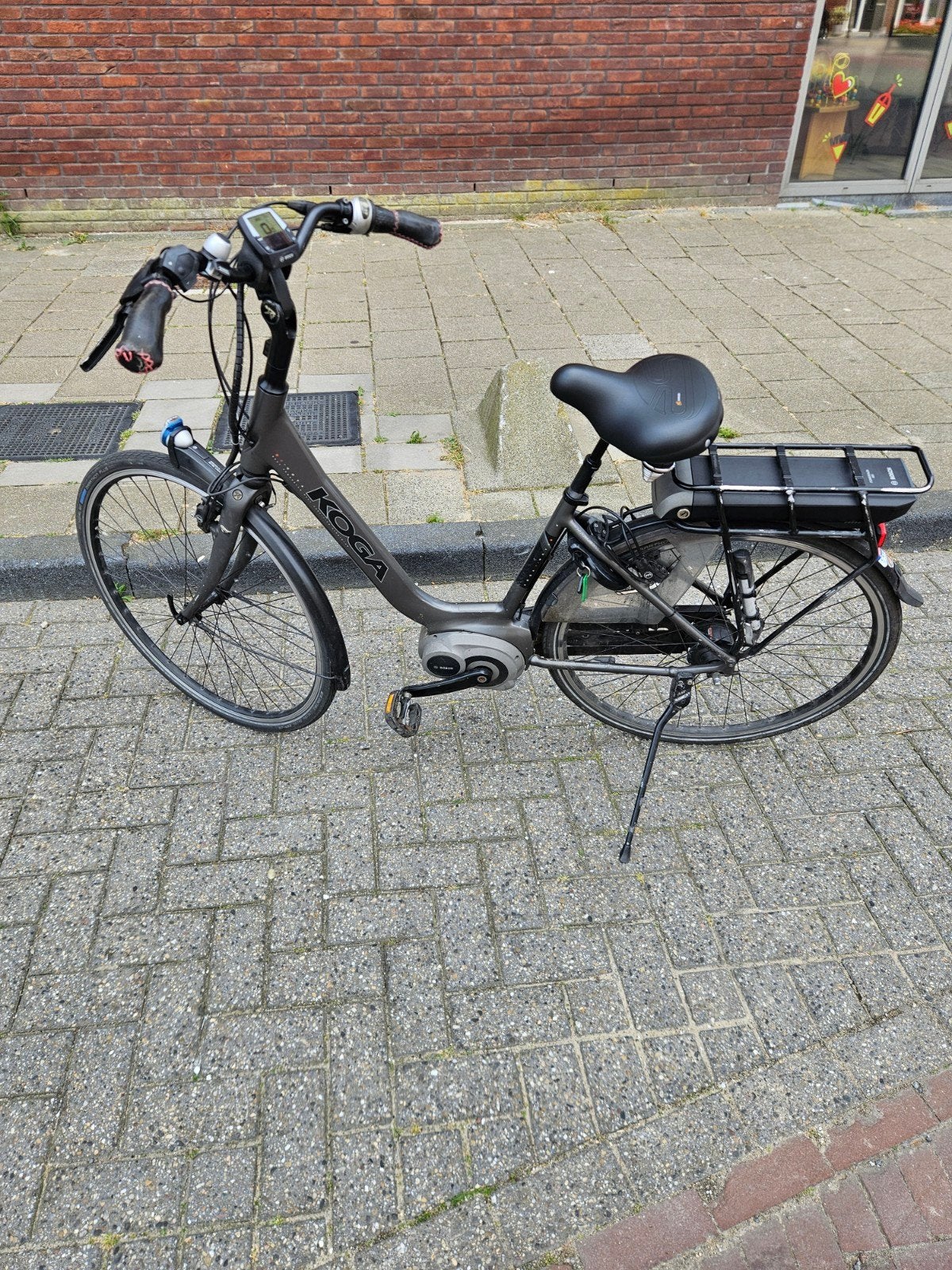 KOGA E-Nova elektrische fiets, frame 48 cm, Boschmiddenmotor, Gebruikt, 47 tot 51 cm, 50 km per accu of meer, Ophalen