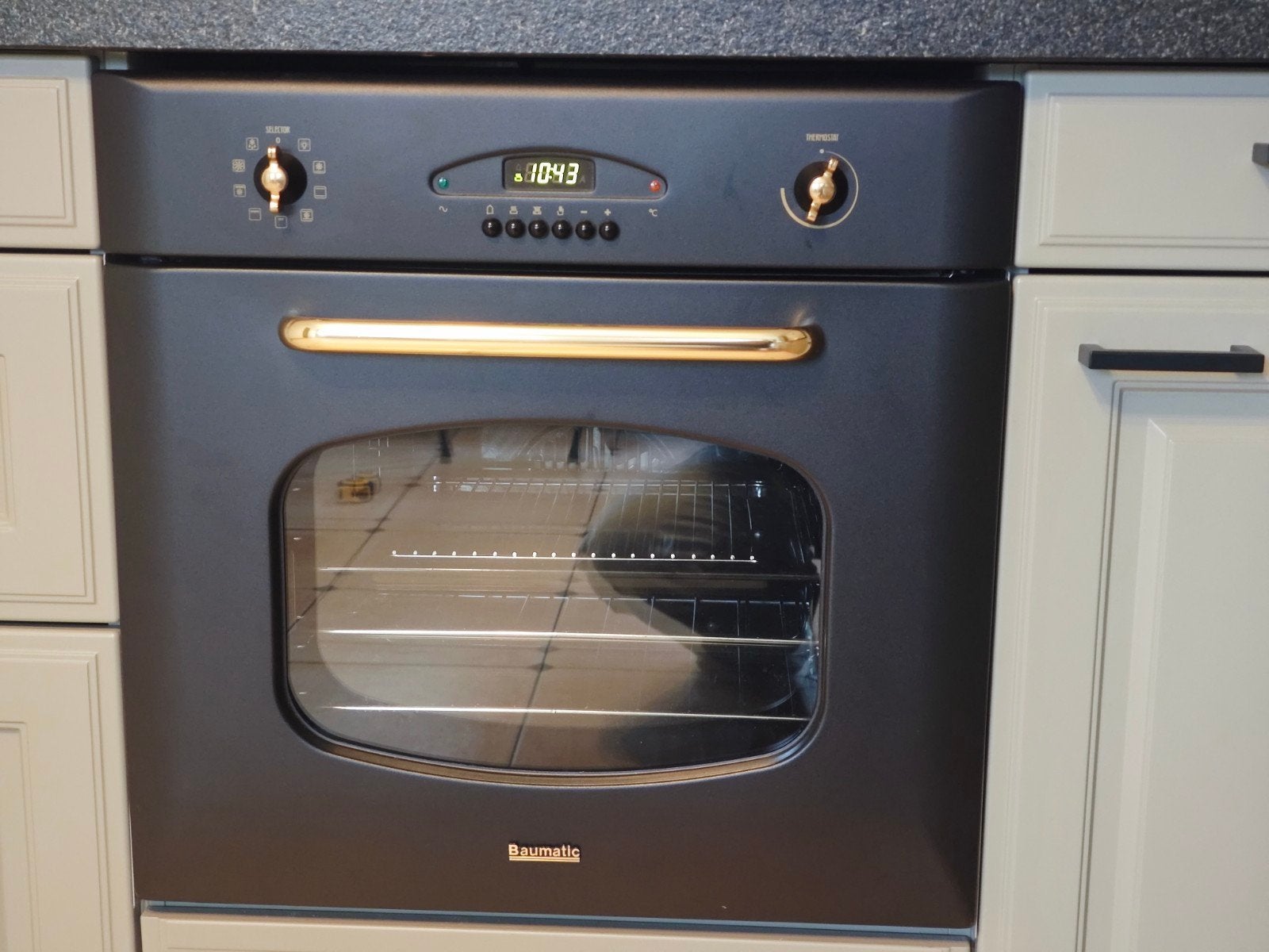 Baumatic retro elektrische oven, Witgoed en Apparatuur, Ophalen, Hete lucht, Heteluchtoven, Inbouw