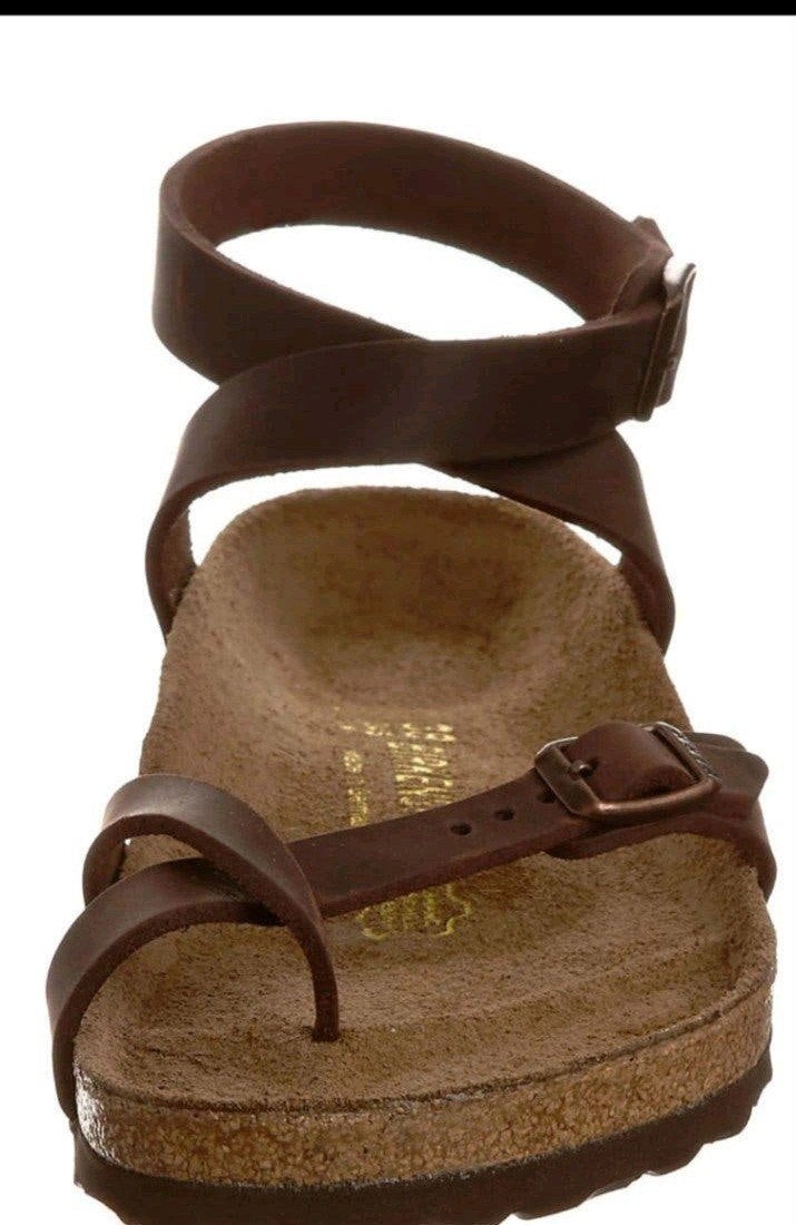 Birkenstock Yara Sandalen Habana - Maat 38, Bruin, Nieuw, Birkenstock, Sandalen of Muiltjes