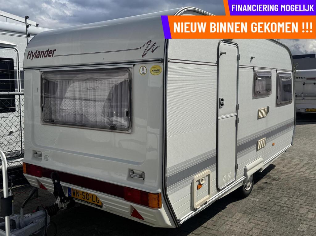 Hylander 390 VOORTENT  + 4 PERS + WC, Caravans en Kamperen, Overige merken, Bedrijf, Tot en met 3, 750 - 1000 kg