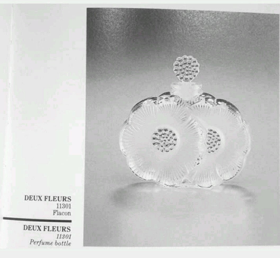 Lalique Deux Fleurs, Antiek en Kunst, Antiek | Glas en Kristal, Ophalen of Verzenden
