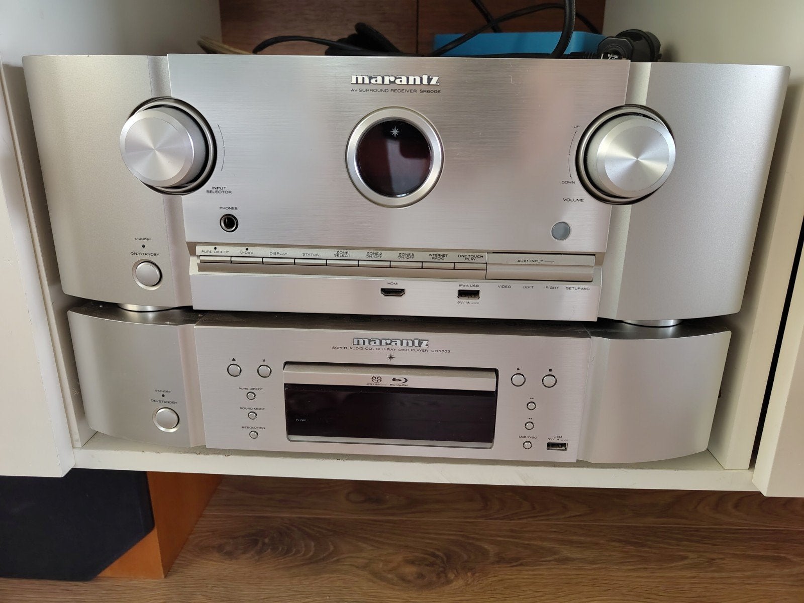 Marantz Blu-ray speler UD5005 & Surround Receiver SR6006, Audio, Tv en Foto, Versterkers en Receivers, Gebruikt, Overige merken