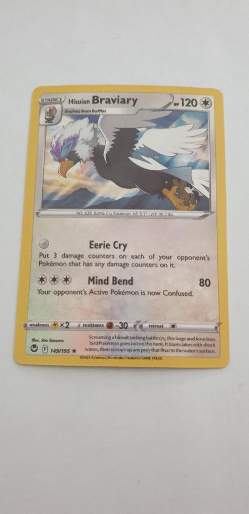 3005 pokemon 149/195 braviary, Verzenden, Nieuw