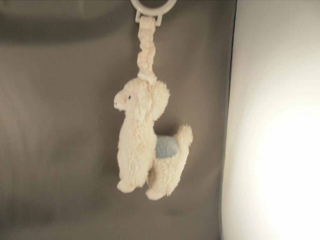 Prénatal box hanger alpaca/lama wit met geel of blauw dekje, Prénatal, Overige typen, Nieuw, Ophalen of Verzenden