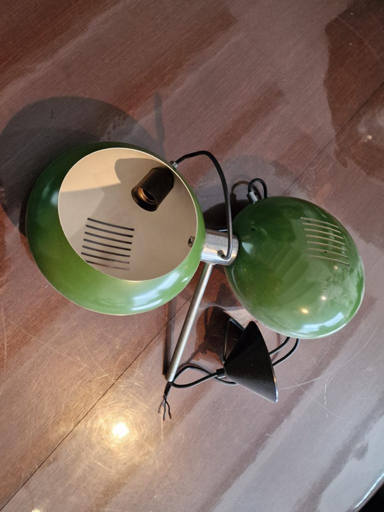 Vintage Groene Plafondlamp Herda, Ophalen of Verzenden