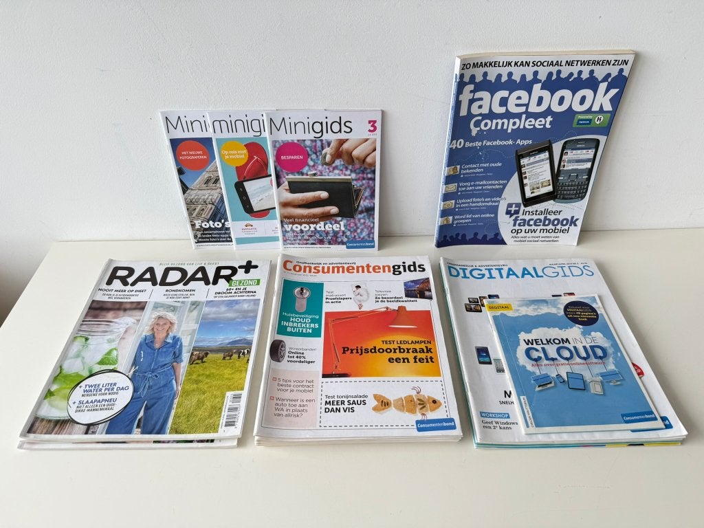 20x Tijdschrift Radar, Consumentengids, Digitaal Gids, Ophalen of Verzenden, Gelezen, Overige typen