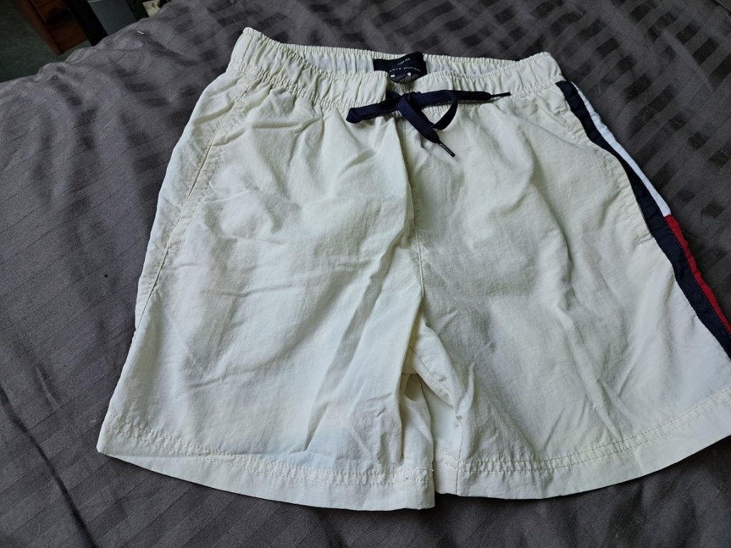 Tommy Hilfiger Zwembroek Wit/Crème Slim Fit Maat S, Overige maten, Ophalen of Verzenden, Zwembroek, Jongen