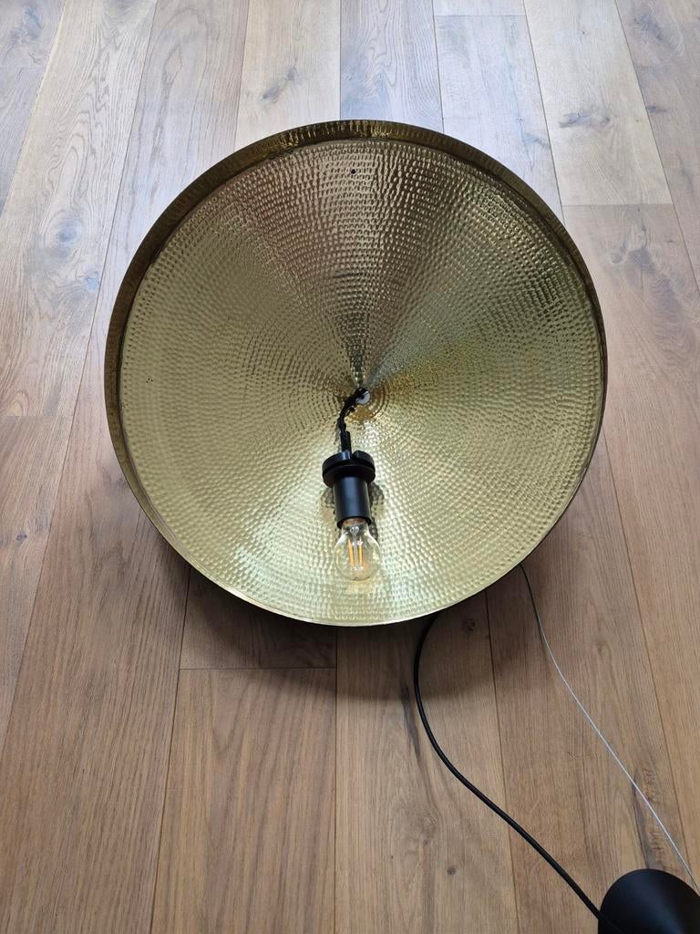 Tom Dixon Beat Light Flat Hanglamp - Messing & Metaal, Ophalen, Modern, Industrieel, Design, Zo goed als nieuw, Metaal