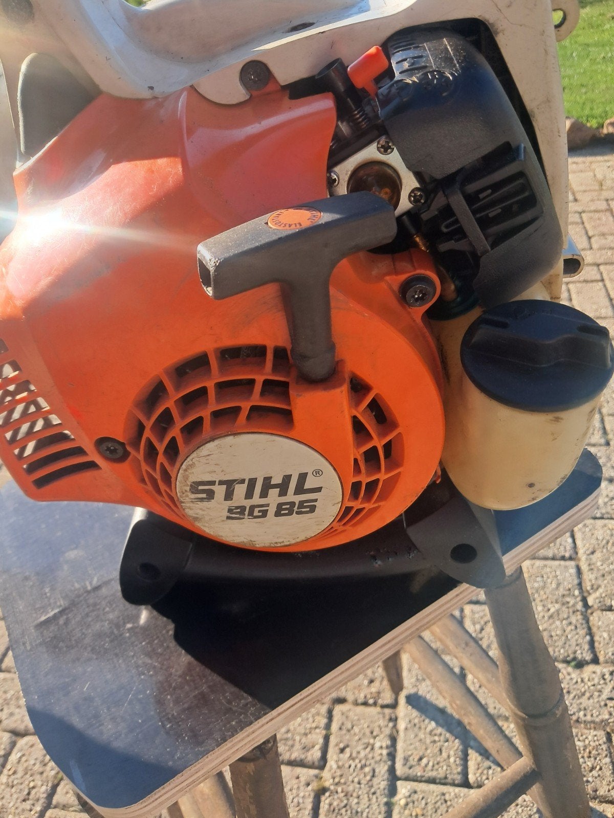 stihl bg 85 handgedragen bladblazer, Ophalen, Benzine
