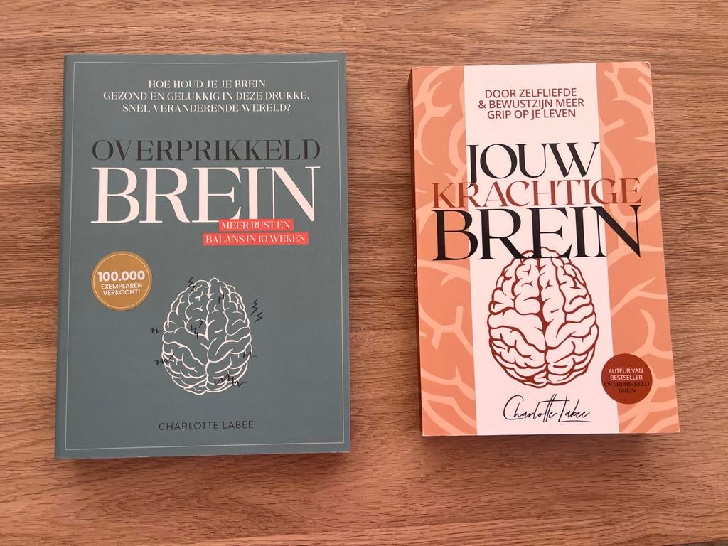Charlotte Labee - Overprikkeld brein & Jouw krachtige brein, Charlotte Labee, Ophalen of Verzenden, Zo goed als nieuw, Cognitieve psychologie