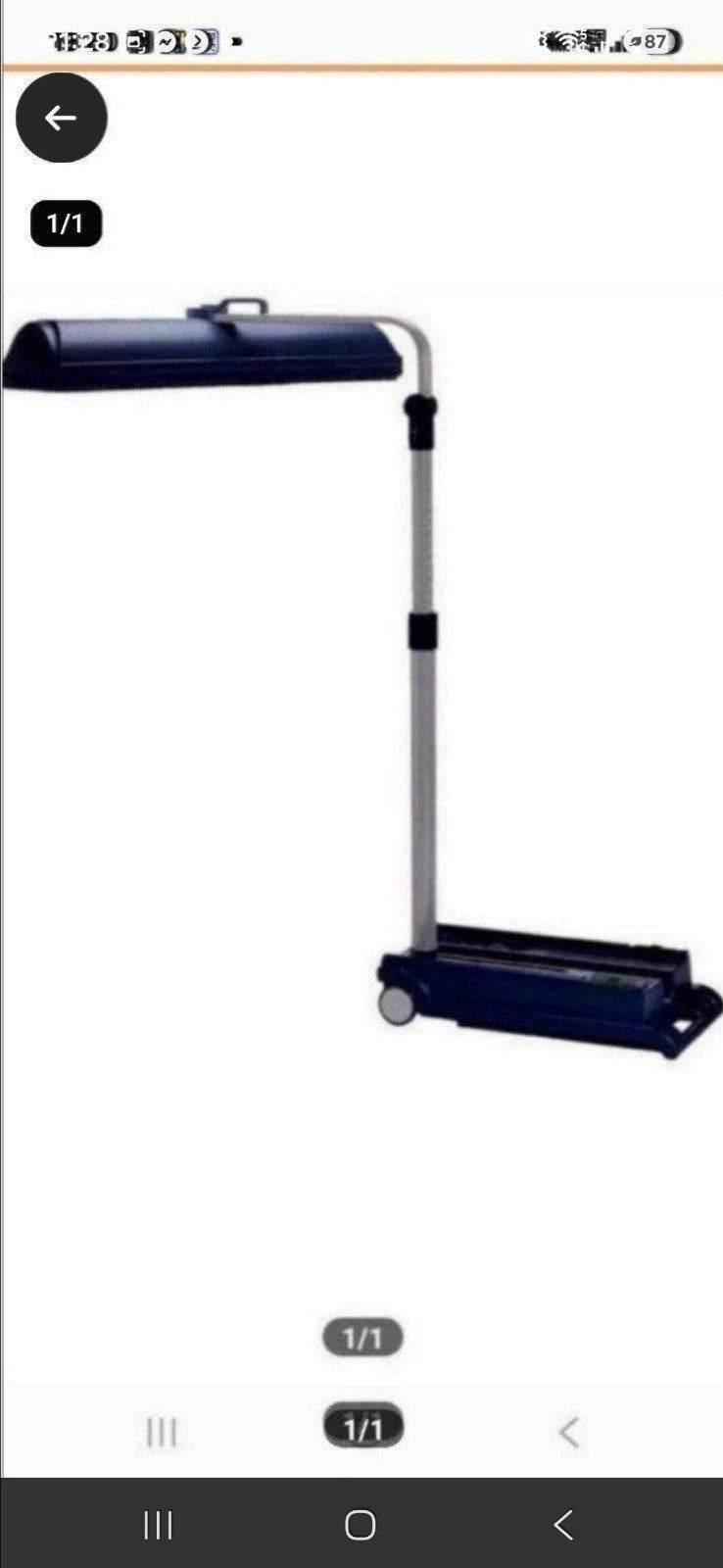 Te koop Sunmobile zonnebank Phillip's, Witgoed en Apparatuur, Ophalen of Verzenden, Zo goed als nieuw, Zonnebank enkelzijdig, Minder dan 10 lampen