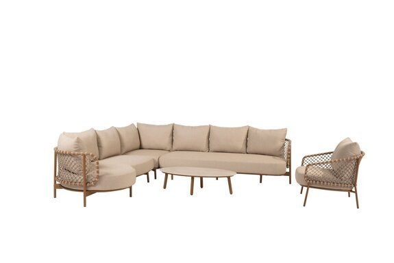 Martinique loungeset met loungestoel + Salute koffietafel -, Tuin en Terras, Tuinsets en Loungesets, Niet ingevuld, Nieuw, Niet ingevuld