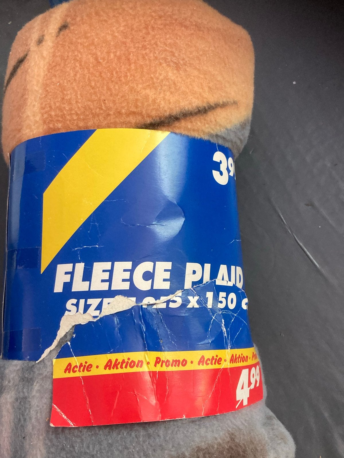 Fleece Plaid Tijgerprint - 125x150 cm, Nieuw, Ophalen of Verzenden, Meerkleurig, Polyester