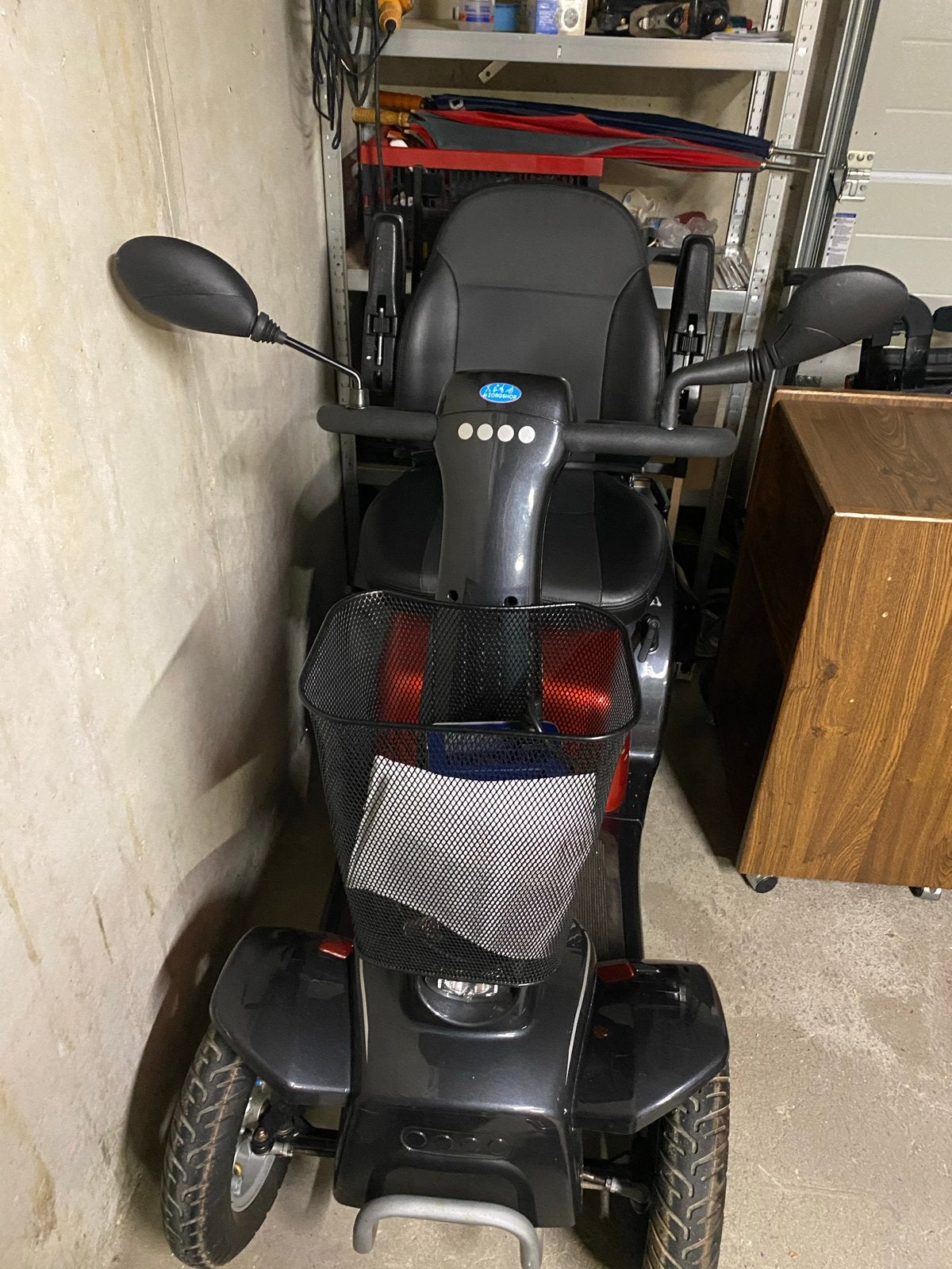 Scootmobiel Mezzo zo goed als nieuw met weinig km, Ophalen, Life and Mobility, Zo goed als nieuw, 36 t/m 45 km