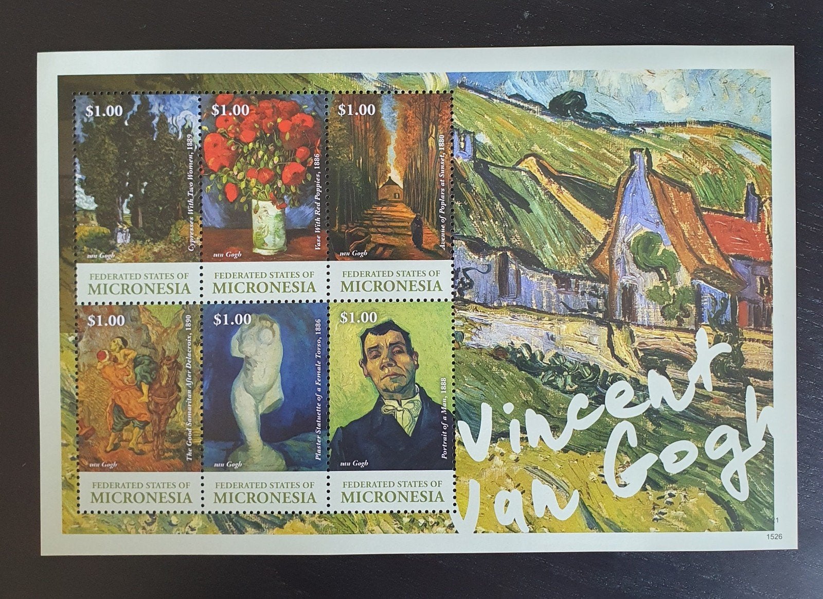 icronesie 2015 Vincent van Gogh Michel 2891-2896 postfris, Verzenden, Postfris, Overige thema's