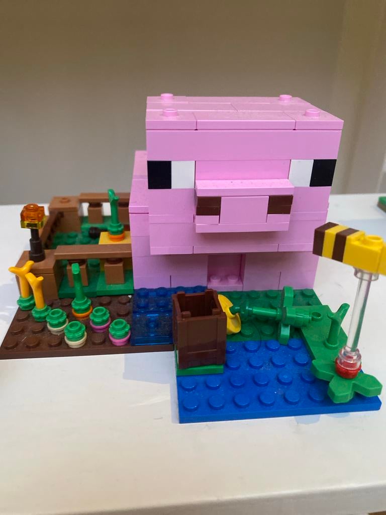 Lego Minecraft Het Varkenshuis 21170, Minecraft, Lego, Ophalen of Verzenden, Zo goed als nieuw
