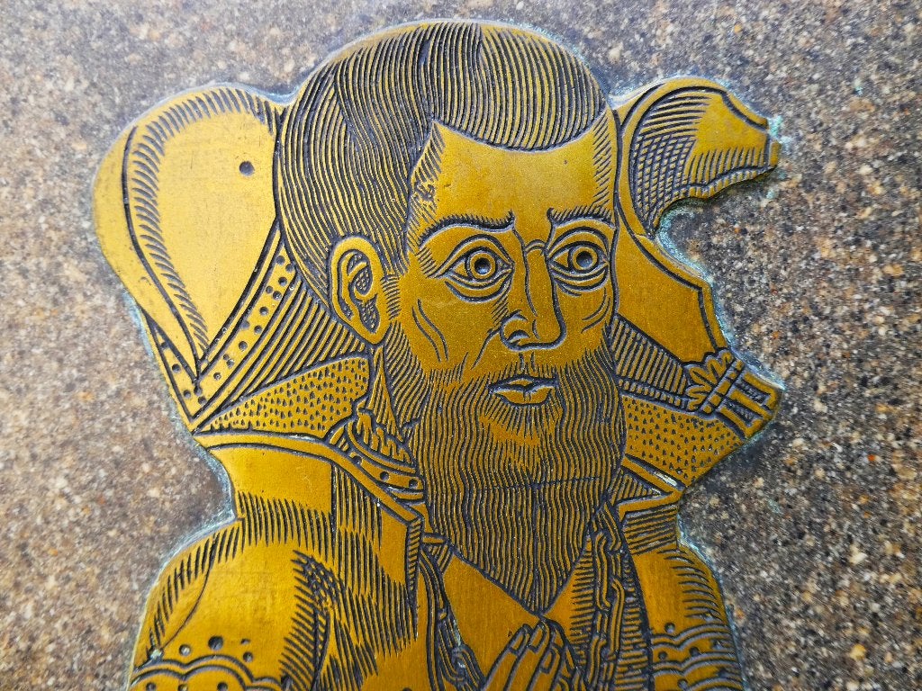 Ridder Plaquette Sir Humphrey Stafford Stafford-monument, Antiek en Kunst, Ophalen of Verzenden