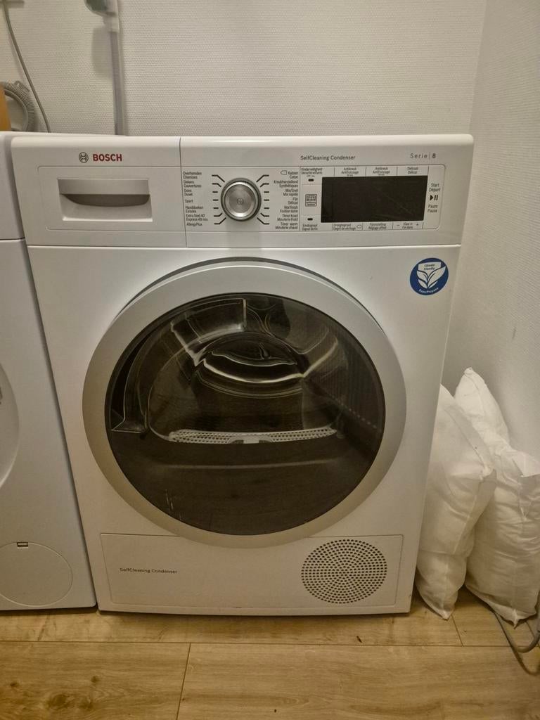 Bosch Serie 8 WTW87562FG nette Warmtepompdroger, Ophalen, Gebruikt, Overige typen, 8 tot 10 kg