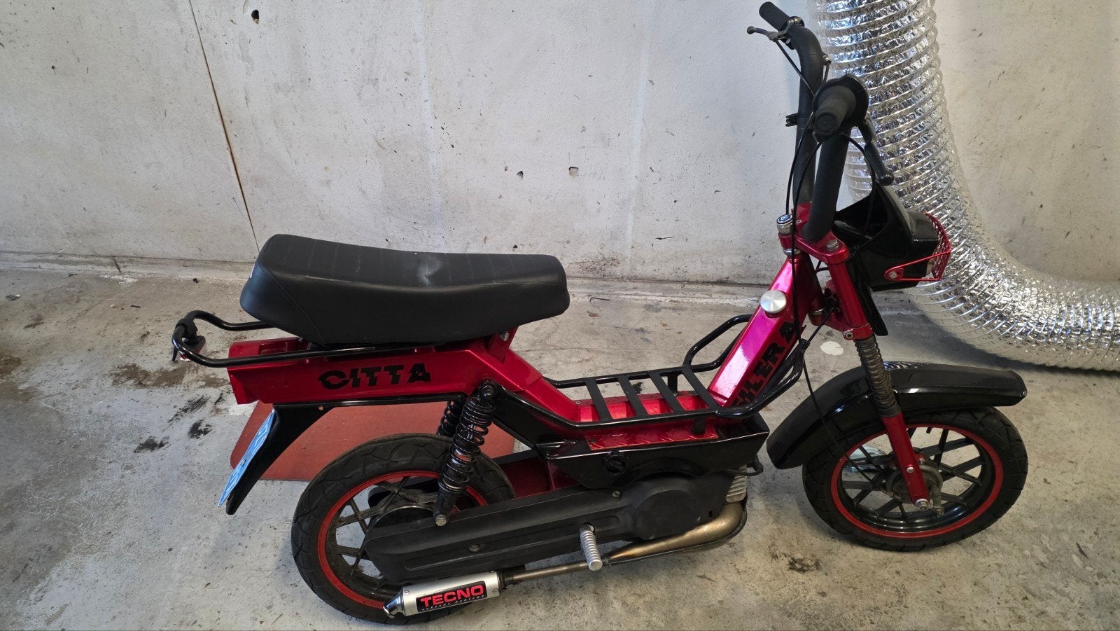 Gilera Citta Bromfiets - Rood, Goede Staat, Ophalen of Verzenden, Gebruikt, Maximaal 45 km/u, Gilera