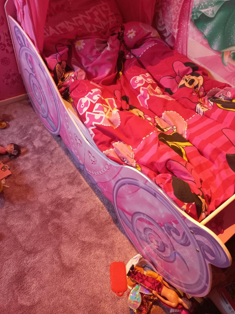 Kleuterbed tot 6 jaar Princess, Gebruikt, 70 tot 85 cm, 140 tot 160 cm, Ophalen