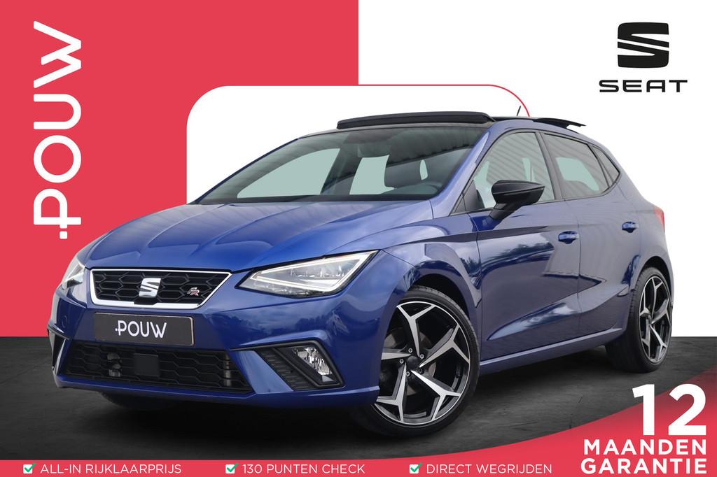 SEAT Ibiza 1.0 TSI 115pk FR Business Intense | Panoramadak |, Voorwielaandrijving, 12 maanden, Stof, Blauw
