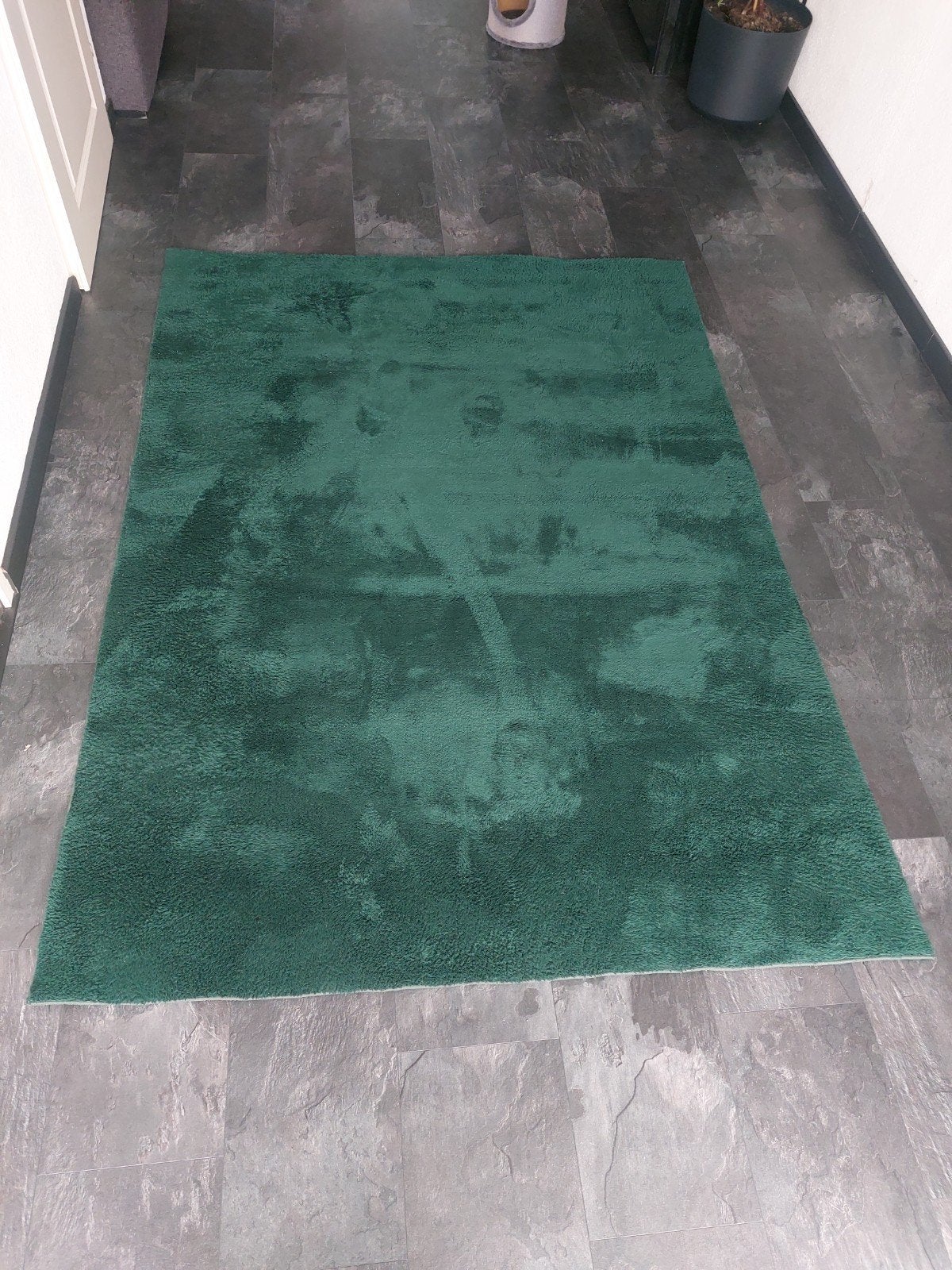 Vloerkleed (Groen), Ophalen, Zo goed als nieuw, Rechthoekig, 200 cm of meer